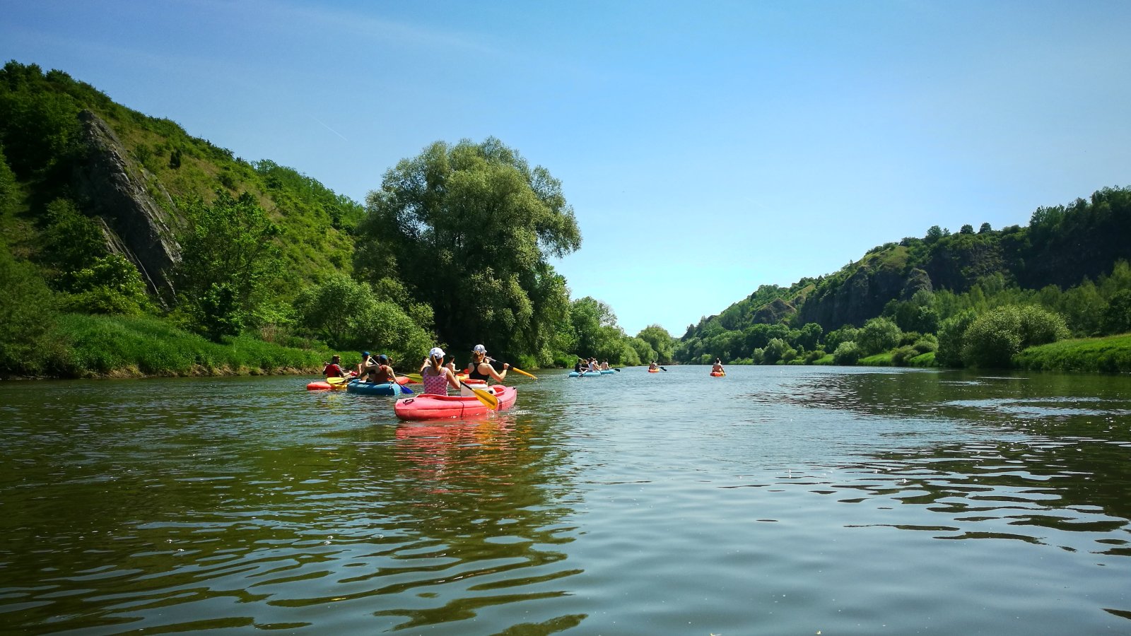 Canoeing tour from Prague